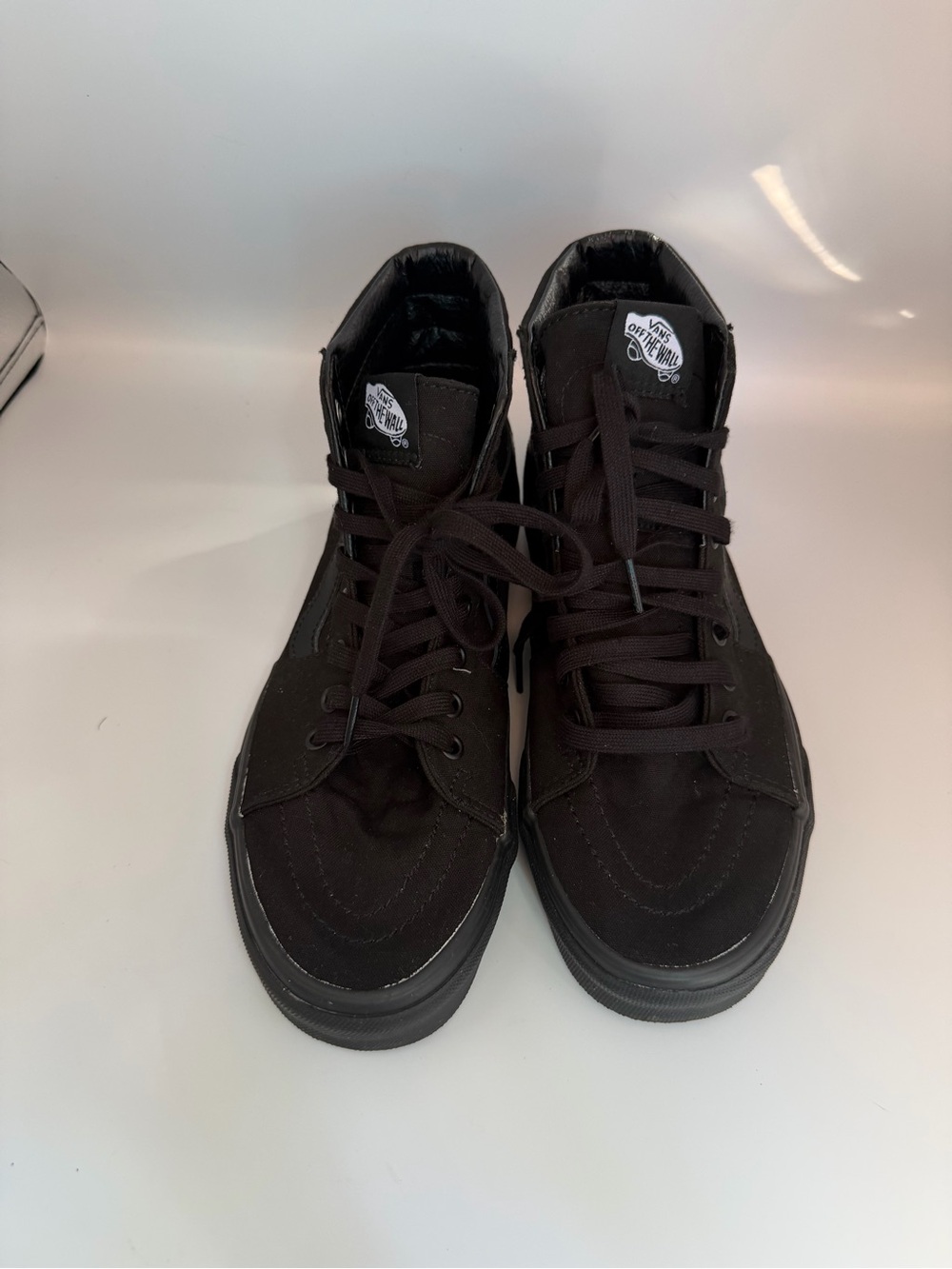 Vans Men’s Sk8-Hi Sneakers in Black